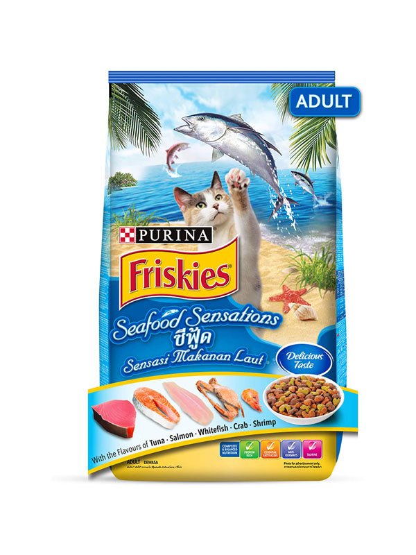 Purina Friskies Sea Food Sensations Dry Cat Food Brigade Pet Care